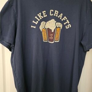 Life Is Good Crusher-Lite T-Shirt - Charcoal Blue
